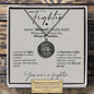 Personalized Fighter Name Compass Necklace - Gift for Sick Friend