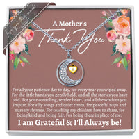Thumbnail for A Mother's Thank you Moon & Back Necklace - Love You This Much