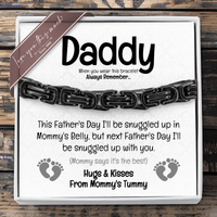 Thumbnail for (Almost Sold Out) Bump to Daddy Father's Day Classic 5mm Steel Bracelet - Love You This Much