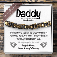 Thumbnail for (Almost Sold Out) Bump to Daddy Father's Day Classic 5mm Steel Bracelet - Love You This Much