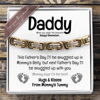 Thumbnail for (Almost Sold Out) Bump to Daddy Father's Day Classic 5mm Steel Bracelet - Love You This Much