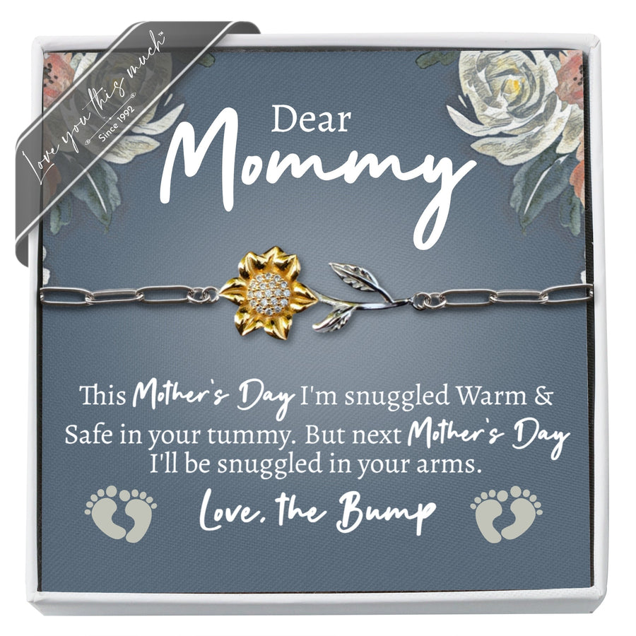 (ALMOST Sold Out) Bump to Mommy Enchanted Sunflower - Mother's Day Edition - Love You This Much