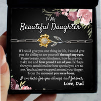 Thumbnail for (ALMOST Sold Out) Father to Daughter Enchanted Sunflower - Love You This Much