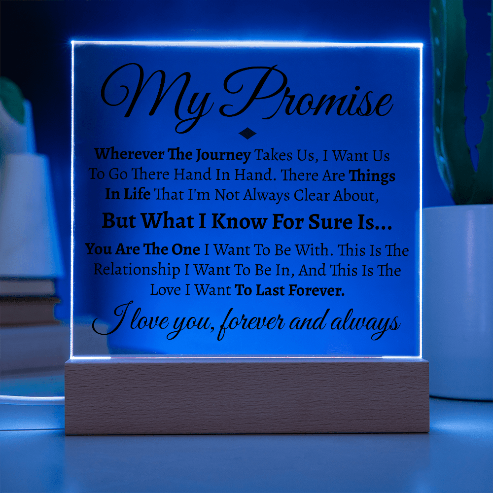 (Almost SOLD OUT) My Promise Glass & Stand Gift Set - Love You This Much