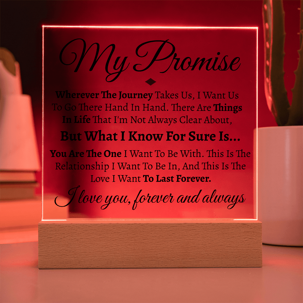 (Almost SOLD OUT) My Promise Glass & Stand Gift Set - Love You This Much