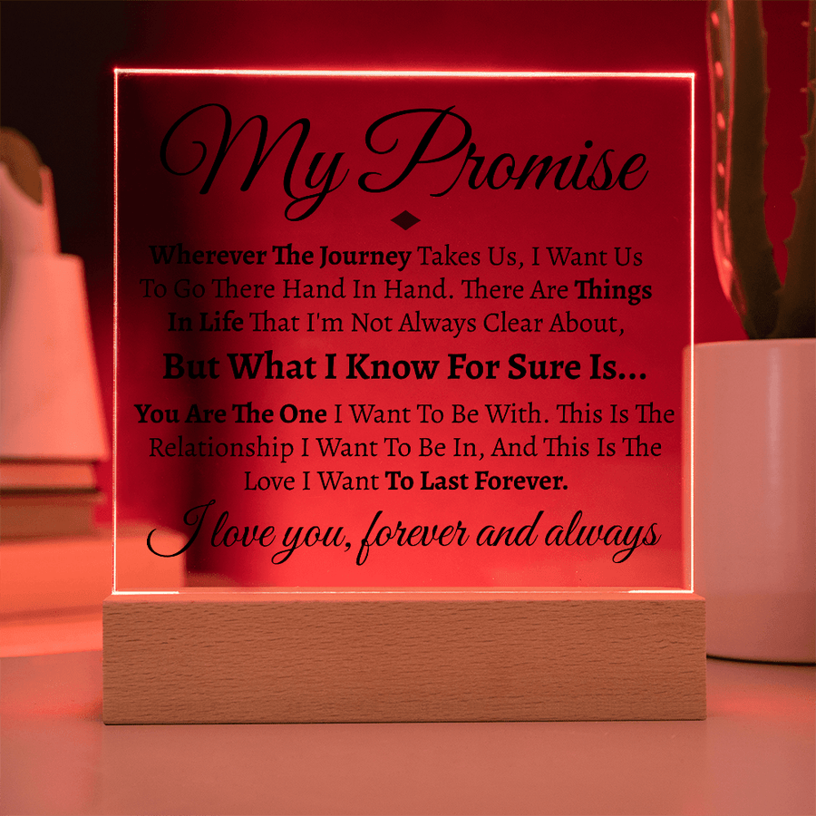 (Almost SOLD OUT) My Promise Glass & Stand Gift Set - Love You This Much