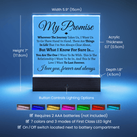 Thumbnail for (Almost SOLD OUT) My Promise Glass & Stand Gift Set - Love You This Much