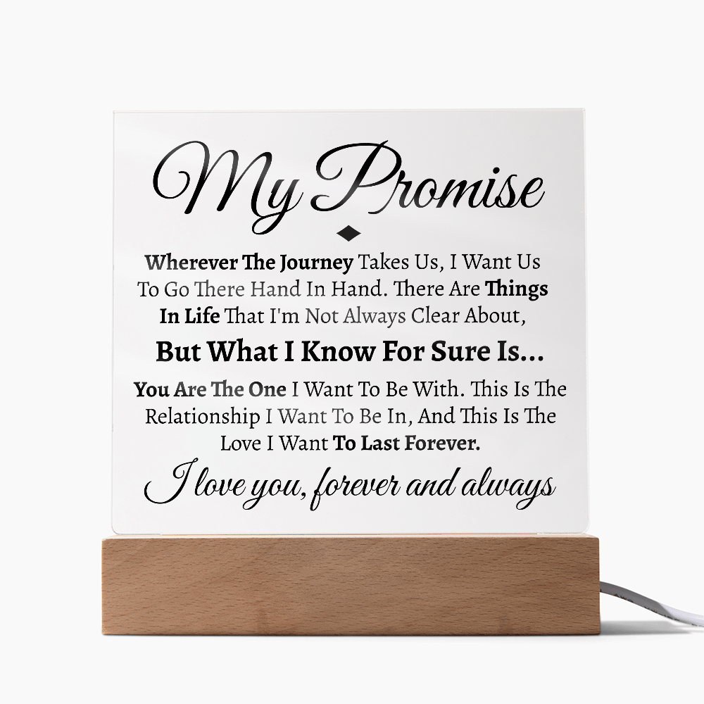 (Almost SOLD OUT) My Promise Glass & Stand Gift Set - Love You This Much