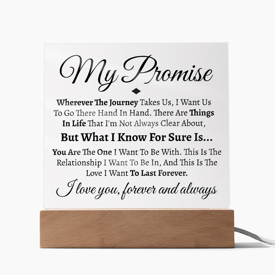 (Almost SOLD OUT) My Promise Glass & Stand Gift Set - Love You This Much