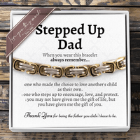 Thumbnail for (Almost Sold Out) Stepped Up Dad Classic 5mm Steel Bracelet - Love You This Much