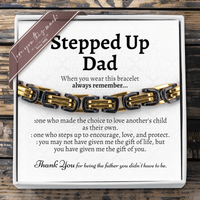 Thumbnail for (Almost Sold Out) Stepped Up Dad Classic 5mm Steel Bracelet - Love You This Much