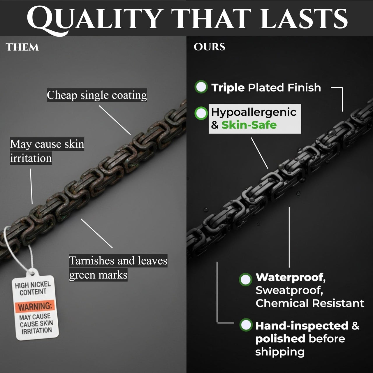 (Almost Sold Out) To My Husband 5mm Steel Bracelet - Love You This Much