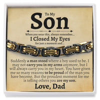 Thumbnail for (Almost Sold Out) To My Son - Love Dad - Bracelet - Love You This Much