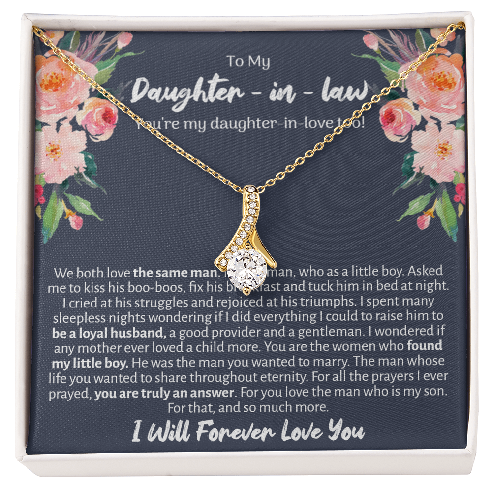 Daughter In Law Enchanted Ribbon Necklace