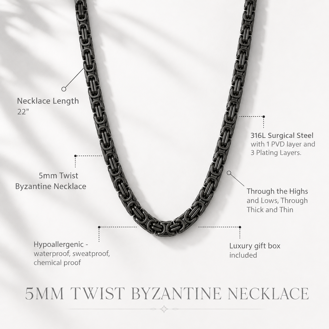 A Necklace He’ll Wear. A Message He’ll Never Forget.