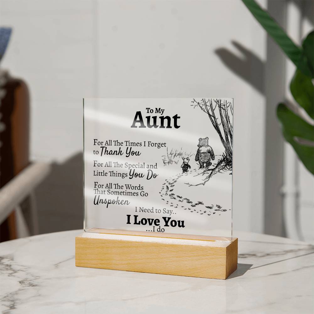 Custom Acrylic Square - Love You This Much