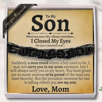 Thumbnail for A Bracelet He’ll Wear. A Message He’ll Never Forget.
