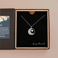Thumbnail for Great Aunt Moon & Back Necklace - Love You This Much