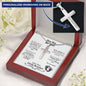 Hey Big Bro (Little Brother) Cross Artisan Necklace - Love You This Much