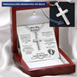 Hey Big Bro (Little Brother) Cross Artisan Necklace - Love You This Much