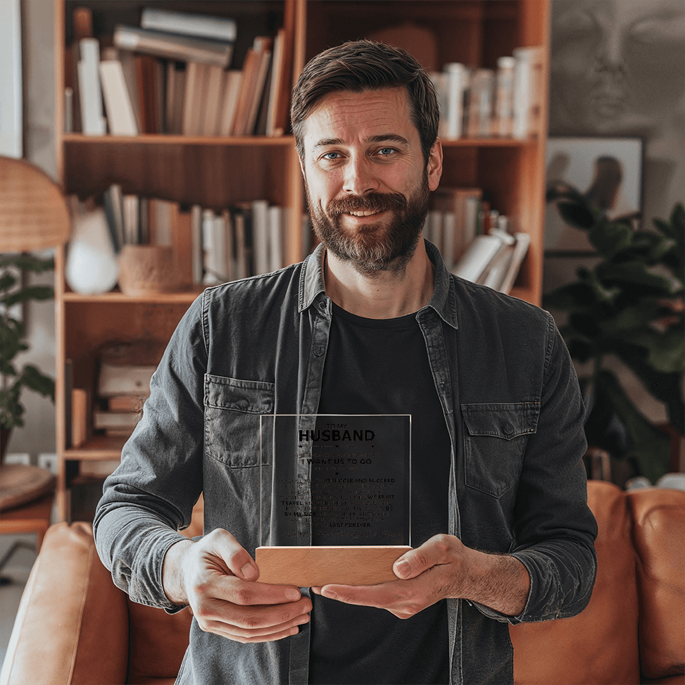 Husband "Struggle & Succeed" Acrylic Plaque - Love You This Much