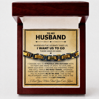 Thumbnail for Husband 5mm Steel Bracelet