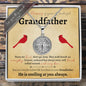 Memory of Your Grandfather Compass Necklace - Love You This Much