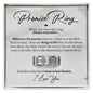 Men's Promise Ring - Custom Engraved - Love You This Much