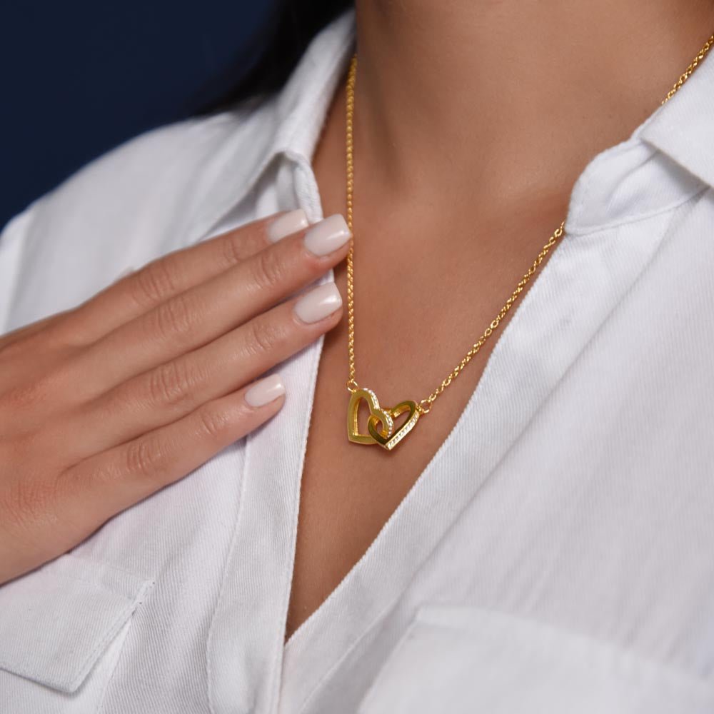 Mommy (From Bump) Interlocking Hearts Necklace | Valentine's Edition - Love You This Much