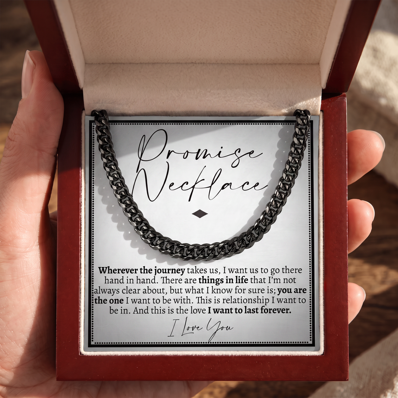 Classic Promise Necklace - 5mm (22" Length)