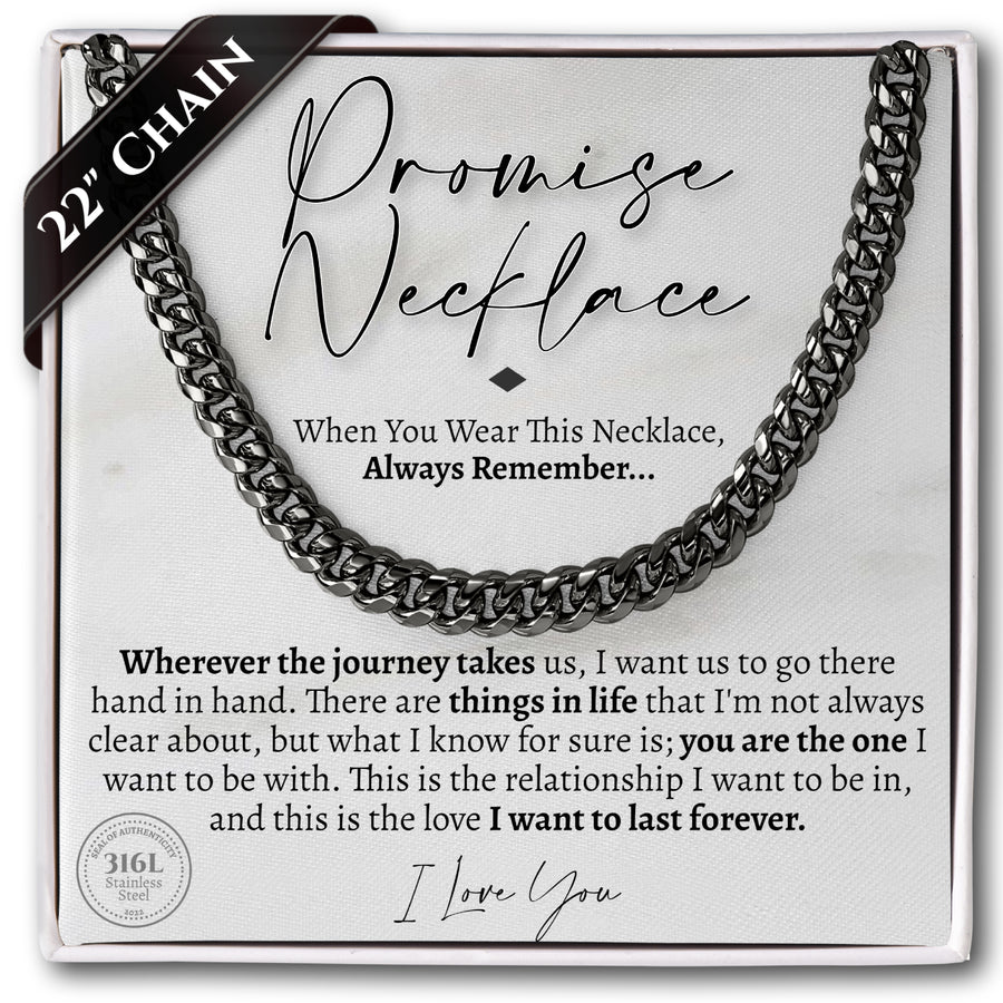 (Almost Sold Out) Promise Necklace - Classic 5mm Cuban