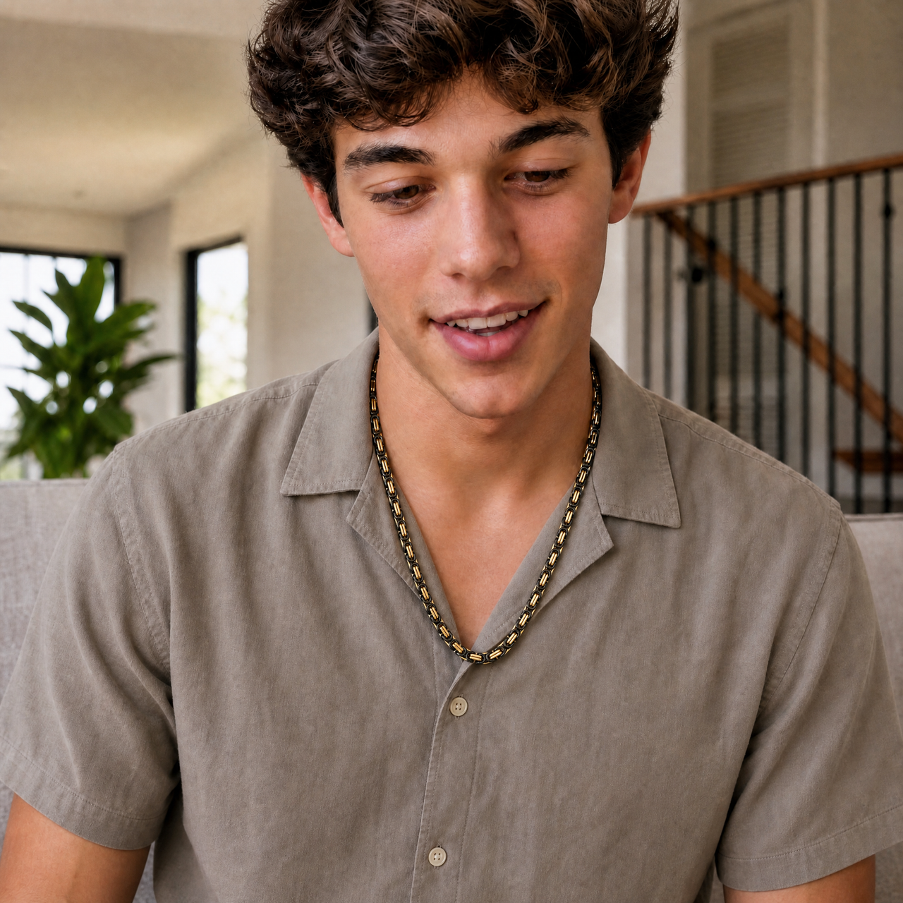 A Necklace He’ll Wear. A Message He’ll Never Forget.
