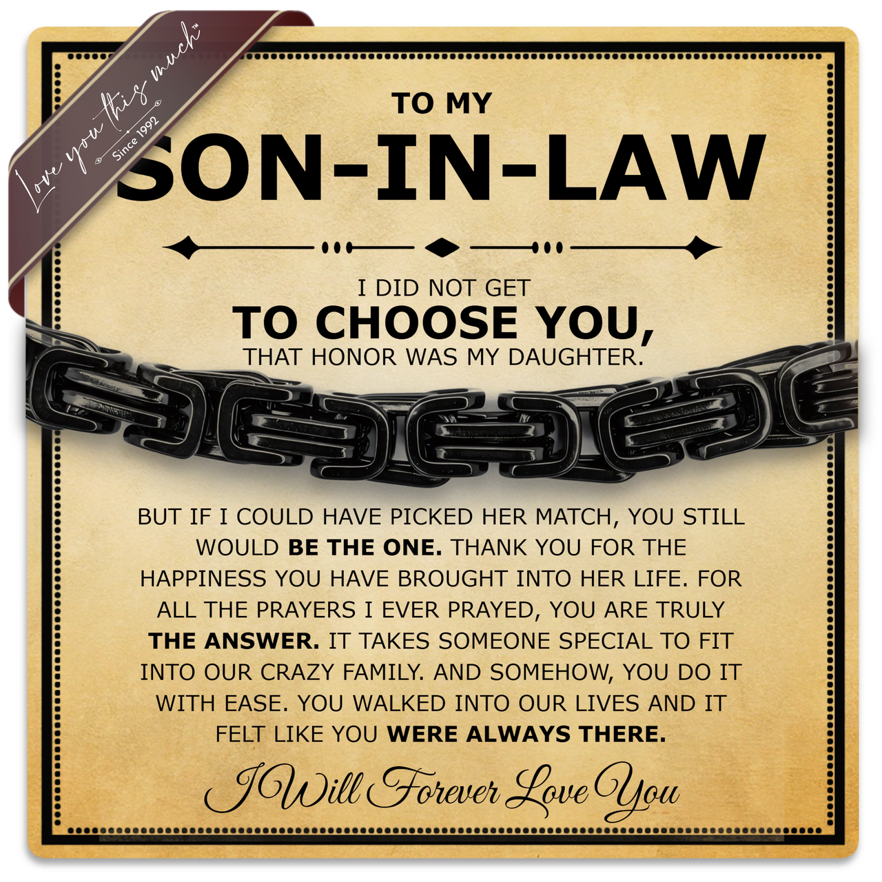 Son In Law 5mm Bracelet