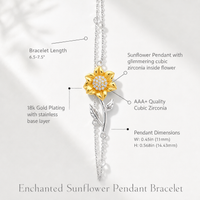 Thumbnail for Niece Enchanted Sunflower Bracelet