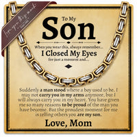 Thumbnail for A Necklace He’ll Wear. A Message He’ll Never Forget.