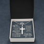 12th Year Anniversary Ball Chain Cross Necklace - Love You This Much