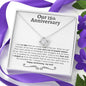 15th Anniversary Love Knot Necklace - Love You This Much
