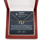 1st Anniversary Everlasting Love Necklace - Love You This Much