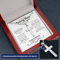 21st Birthday Ball Chain Cross Necklace - Love You This Much
