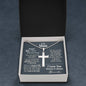 25th Year Anniversary Ball Chain Cross Necklace - Love You This Much