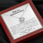 2nd Anniversary Love Knot Necklace - Love You This Much