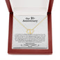 31st Anniversary Everlasting Love Necklace - Love You This Much