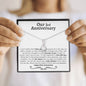 3rd Anniversary Alluring Beauty Necklace - Love You This Much