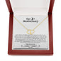 3rd Anniversary Everlasting Love Necklace - Love You This Much