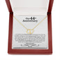 44th Anniversary Everlasting Love Necklace - Love You This Much