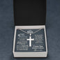 6th Year Anniversary Ball Chain Cross Necklace - Love You This Much