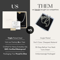 Thumbnail for (Almost Sold Out) Promise Classic 7mm Cuban Necklace - Love You This Much