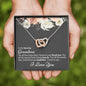 Amazing Grandma Interlocking Hearts Necklace - Love You This Much