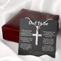 Dad to Be Cross Necklace