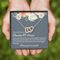 Auntie & Niece Interlocking Hearts Necklace - Love You This Much